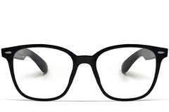 BS1611-0030_GT-35_Black_Rectangular_Plastic_Glasses_front