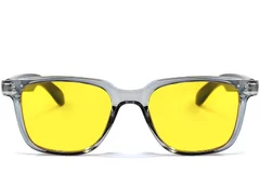 BS1611-0037_GT-51_Blue_Rectangular_Plastic_Glasses_front