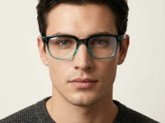 BS1611-0038_GT-51_Green_Rectangular_Plastic_Glasses-tryon_male