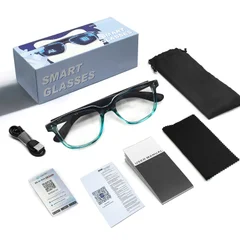 BS1611-0038_GT-51_Green_Rectangular_Plastic_Glasses_packaging