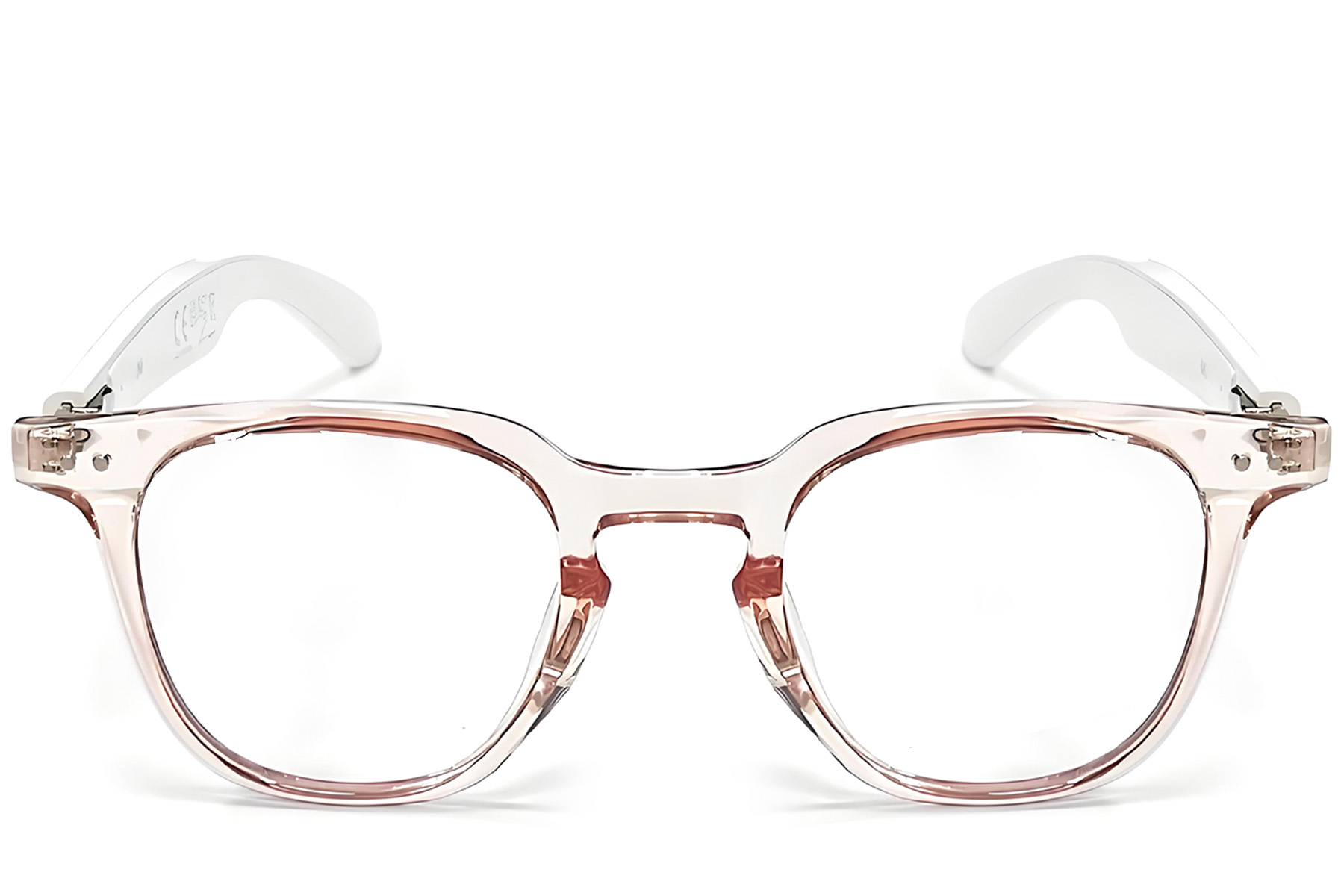 GT-52 Rectangular Pink Plastic Smart Photochromic Glasses #BS1611-0040