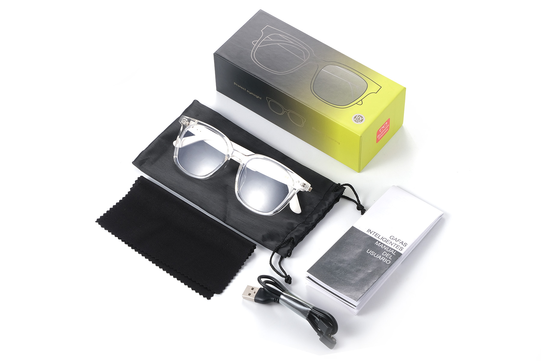 BS1611-0020_GS07_Transparent_Rectangular_Plastic_Glasses_packaging
