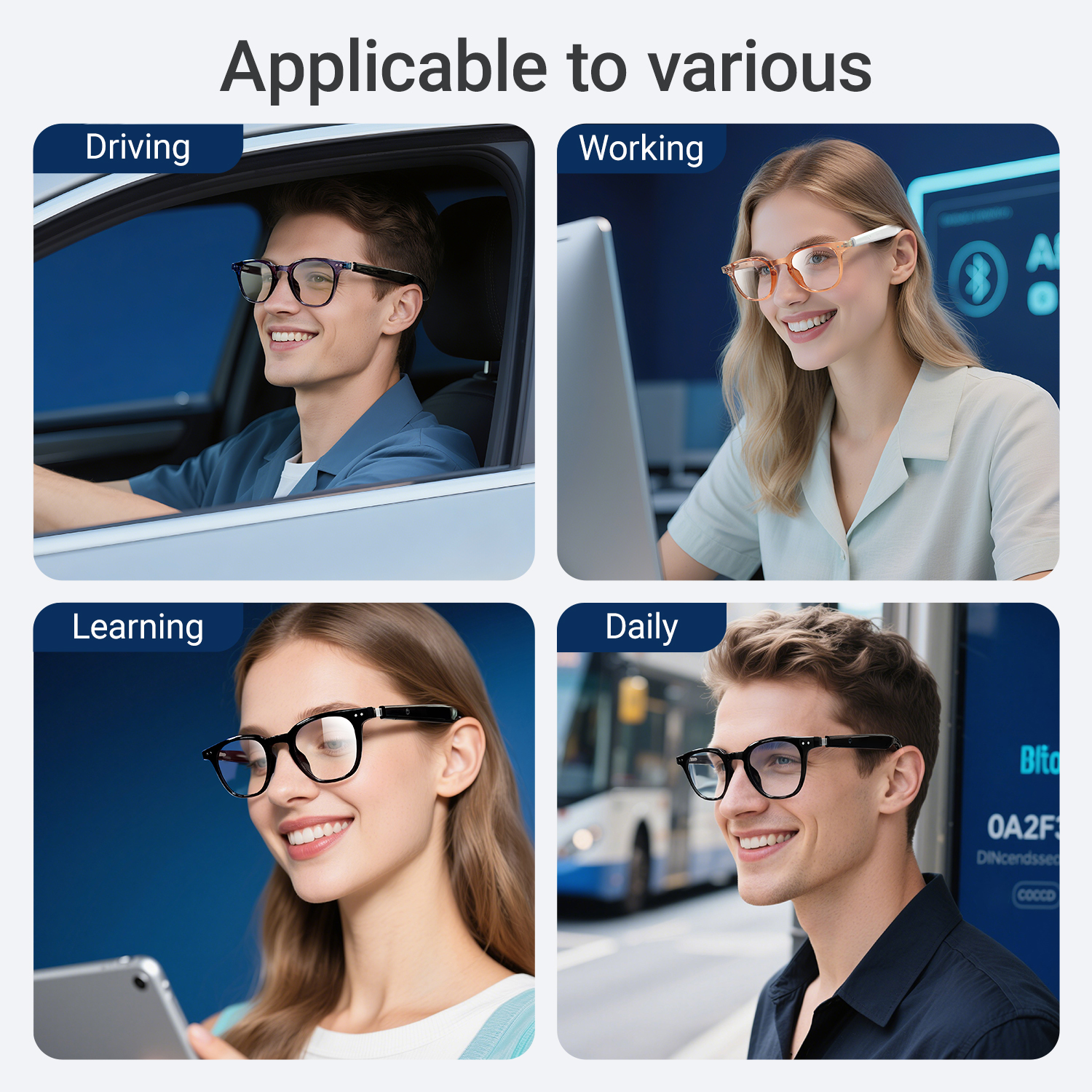 BS1611-0039_GT-52_Black_Rectangular_Plastic_Glasses_detail_en3