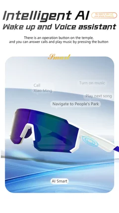 BS1611-0003_Red_Irregular_Plastic_QY_Pro1_smart_sport_sunglasses_detail