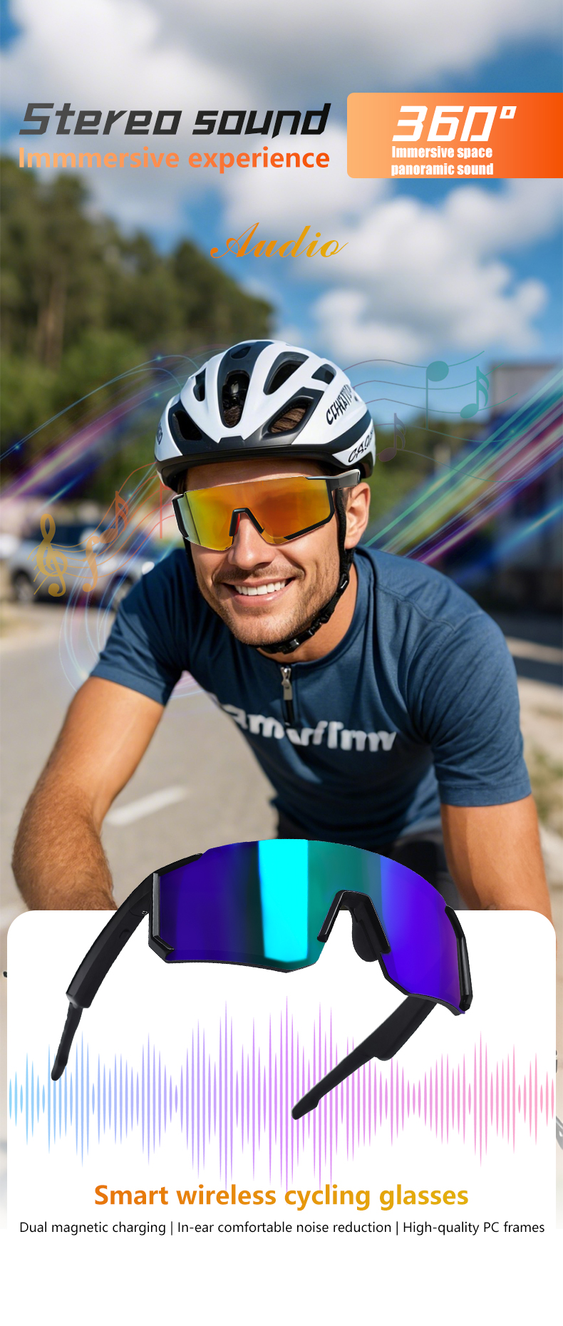 BS1611-0003_Red_Irregular_Plastic_QY_Pro1_smart_sport_sunglasses_detail