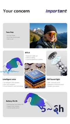 BS1611-0010_Black_Irregular_Plastic_QY_Pro2_smart_sport_sunglasses_detail