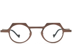 BS1620-0003_Brown_Oval_Metal_Glasses_front