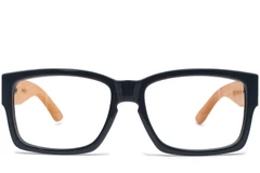 BS1620-0017_Black_Rectangular_TR90_Glasses_front