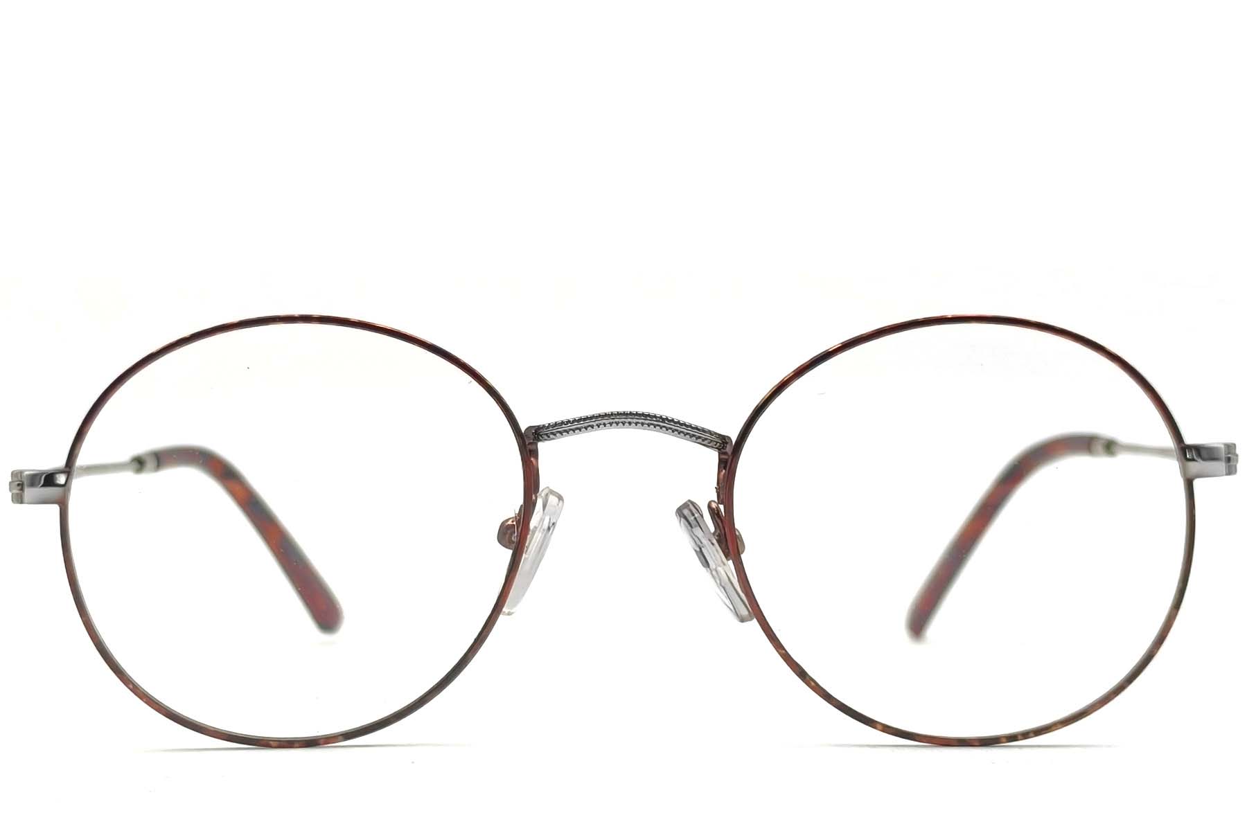 BS1620-0026_Tortoiseshell_Oval_Metal_Glasses_front