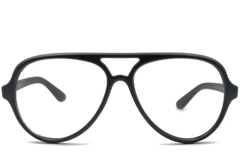 BS1620-0030_Black_Aviator_TR90_Glasses_front