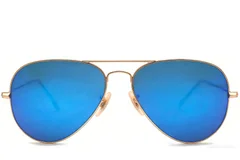 BS1620-0033_Golden_Aviator_Metal_Sunglasses_front
