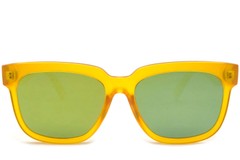 BS1620-0034_Yellow_Rectangular_TR90_Sunglasses_front