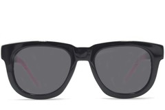 BS1620-0035_Black_Rectangular_Acetate_Sunglasses_front