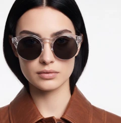BS1620-0037_Transparent_Semi-rimless_TR90_Sunglasses_model