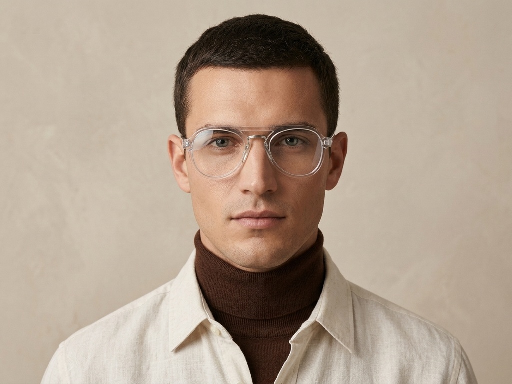 BS1620-0042_Transparent_Aviator_TR90_Glasses-tryon_male