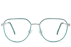 BS1620-0043_Green_Oval_Metal_Glasses_front