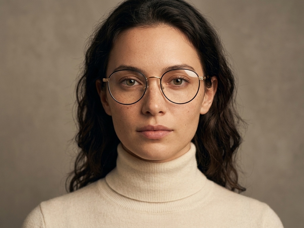 BS1620-0044_Black_Oval_Metal_Glasses-tryon_female