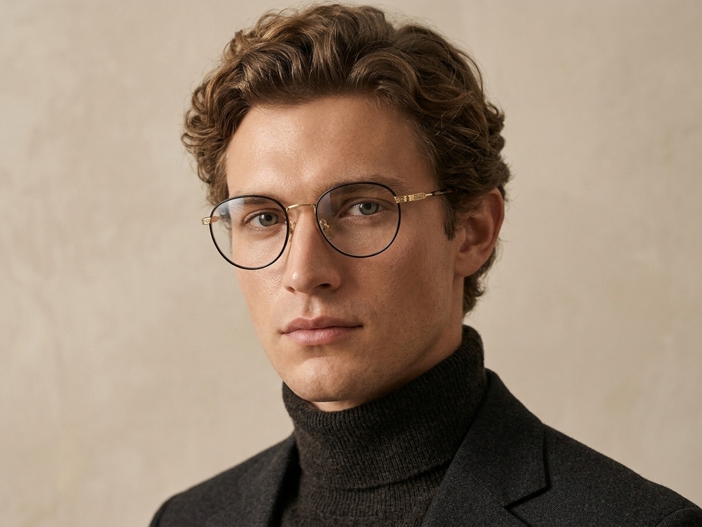 BS1620-0044_Black_Oval_Metal_Glasses-tryon_male