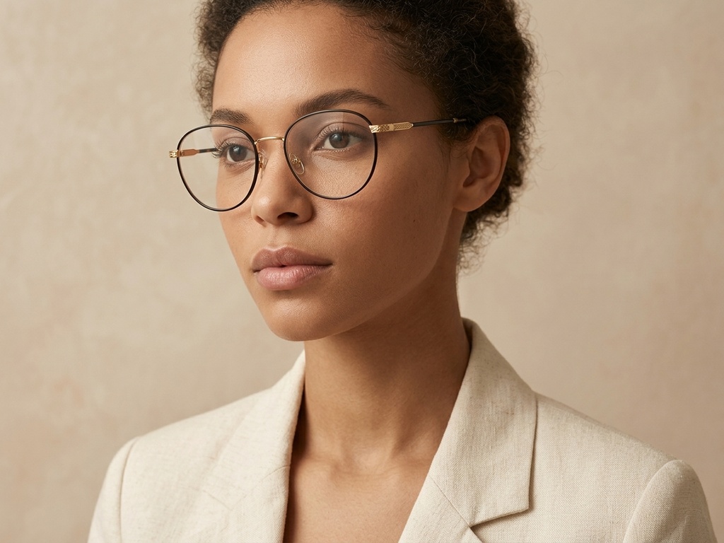 BS1620-0045_Black_Oval_Metal_Glasses-tryon_female