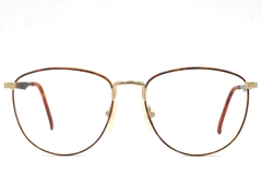 BS1620-0049_Tortoiseshell_Oval_Metal_Glasses_front
