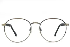 BS1620-0050_Silver_Oval_Metal_Glasses_front