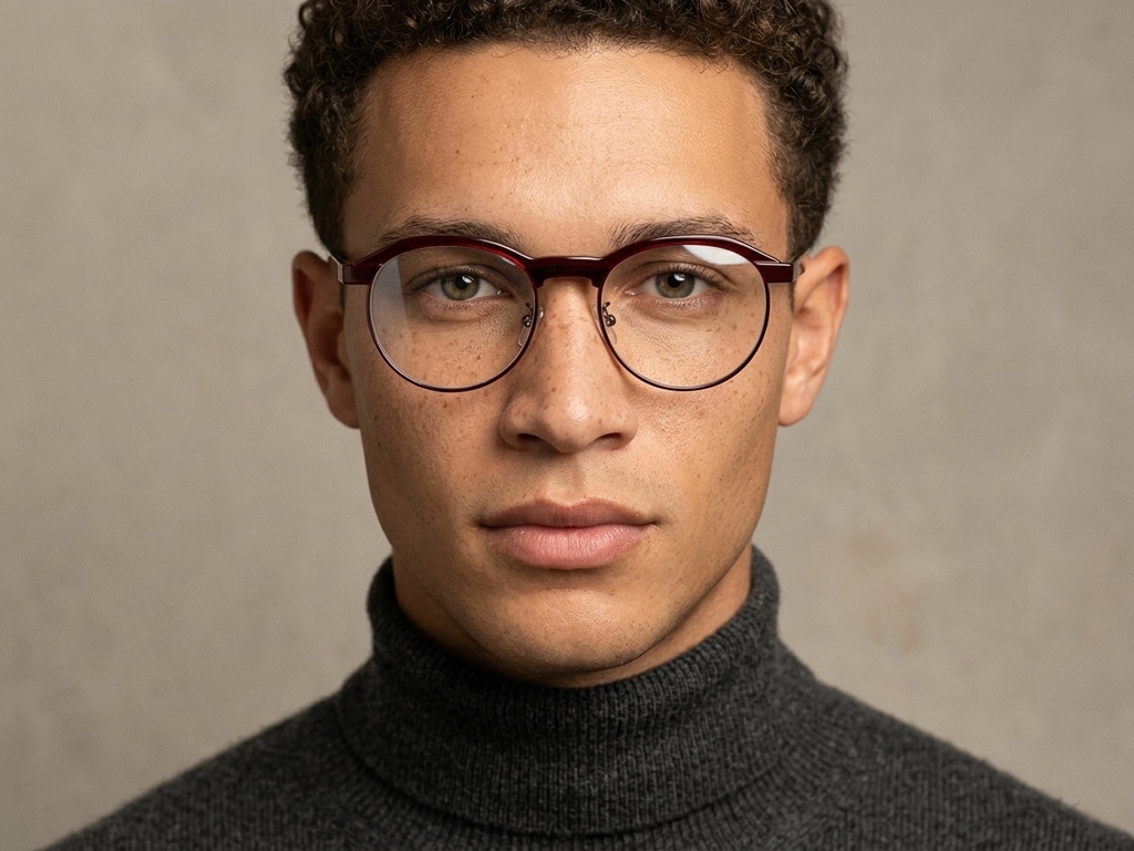 BS1620-0053_Brown_Semi-rimless_Acetate_Glasses-tryon_male