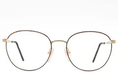 BS1620-0054_Tortoiseshell_Oval_Metal_Glasses_front