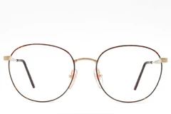 BS1620-0054_Tortoiseshell_Oval_Metal_Glasses_front