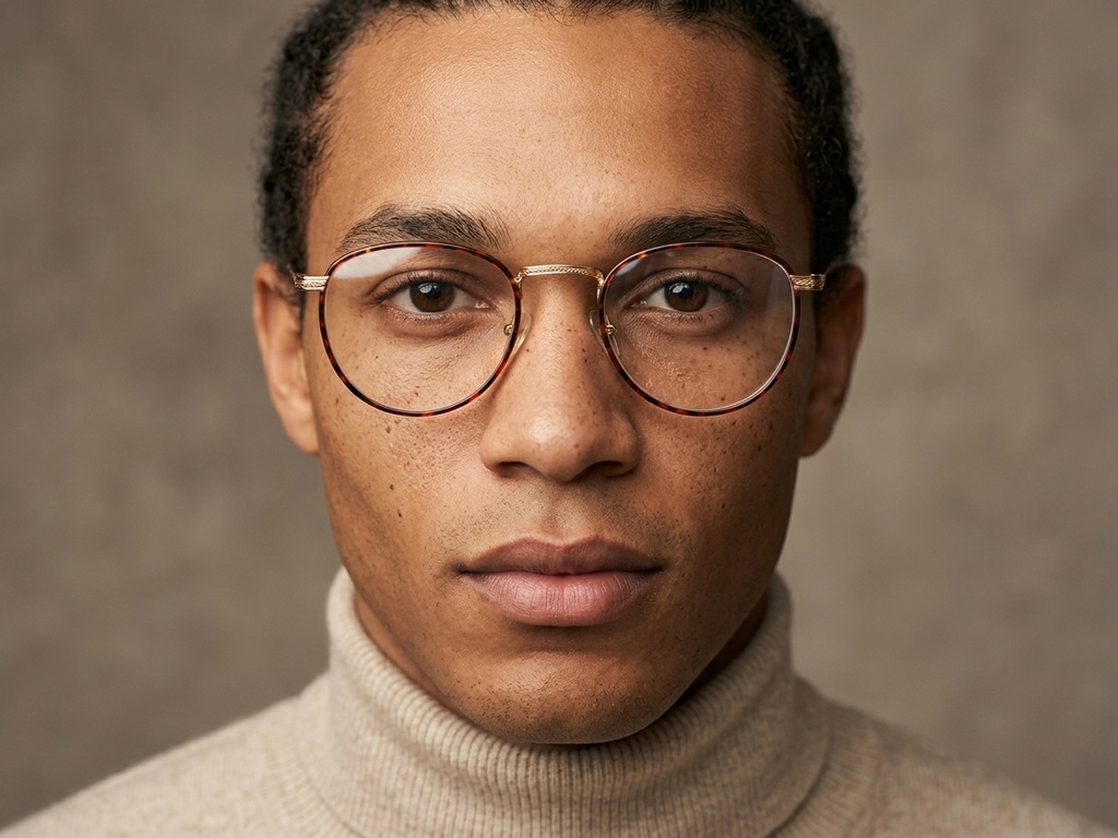 BS1620-0056_Tortoiseshell_Oval_Metal_Glasses-tryon_male
