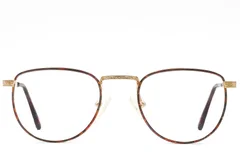 BS1620-0056_Tortoiseshell_Oval_Metal_Glasses_front