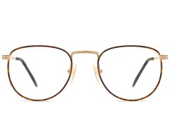 BS1620-0058_Tortoiseshell_Oval_Metal_Glasses_front