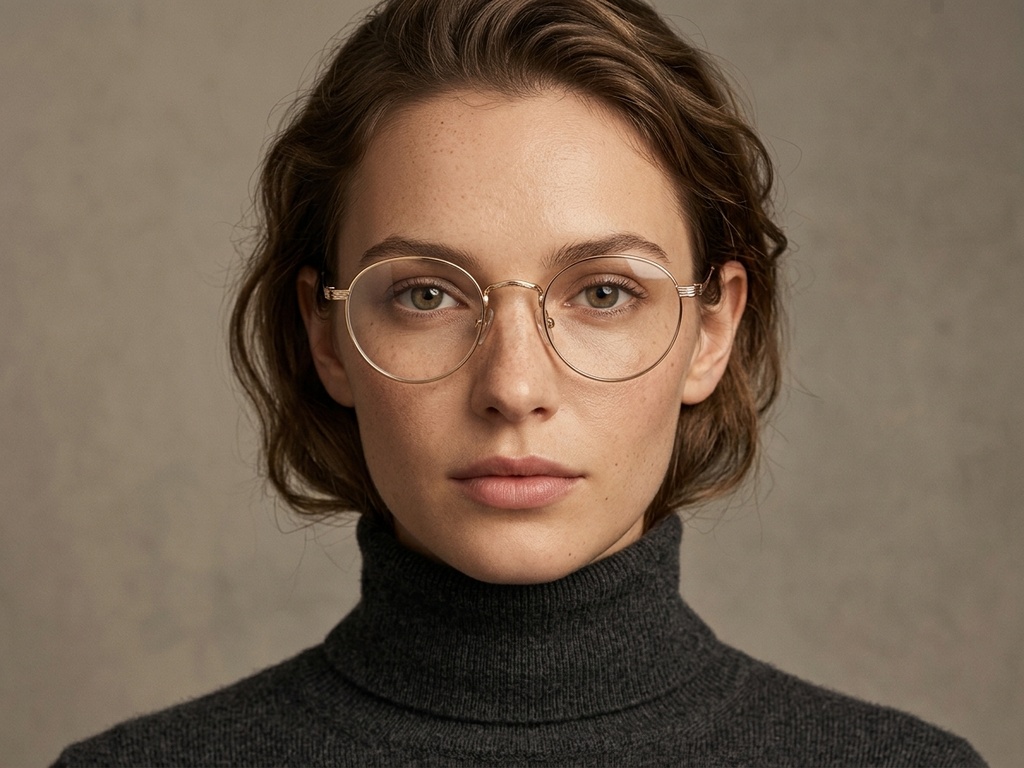 BS1620-0069_Golden_Oval_Metal_Glasses-tryon_female