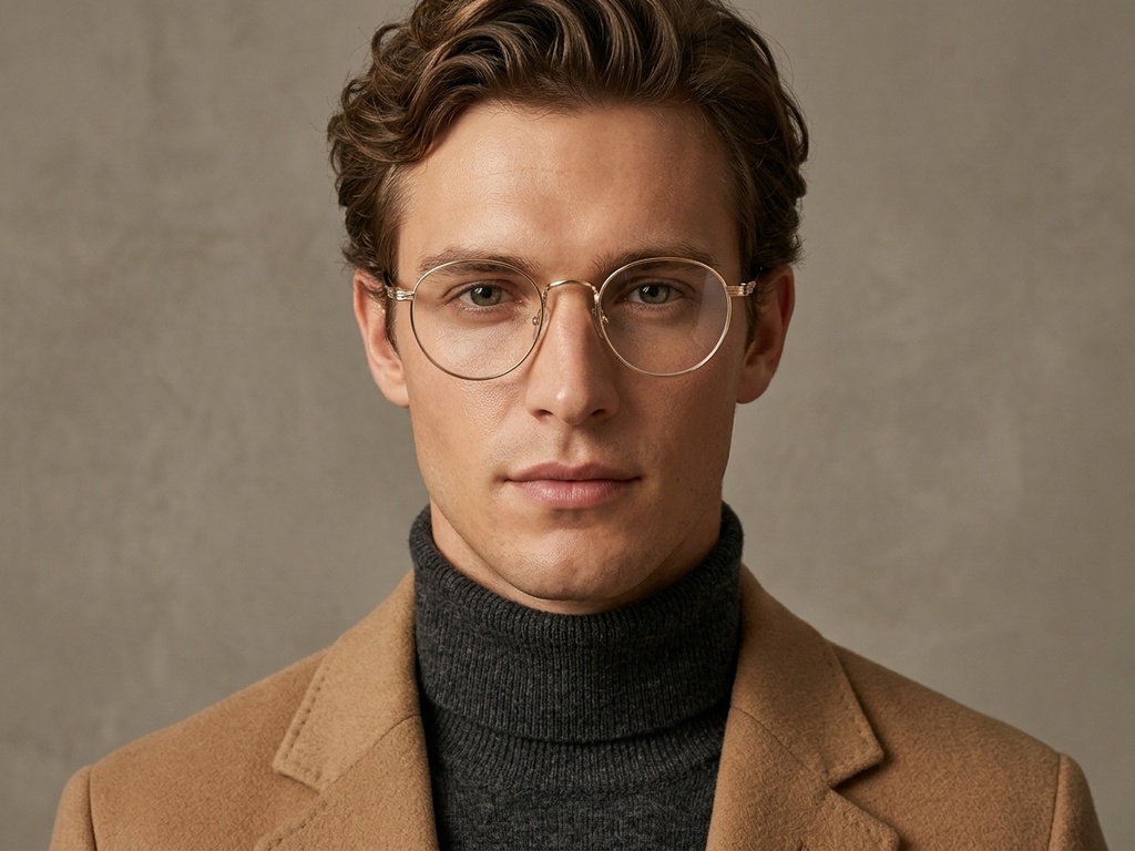 BS1620-0069_Golden_Oval_Metal_Glasses-tryon_male