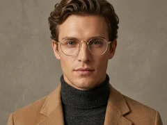 BS1620-0069_Golden_Oval_Metal_Glasses-tryon_male