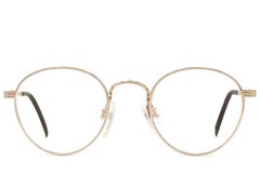 BS1620-0069_Golden_Oval_Metal_Glasses_front