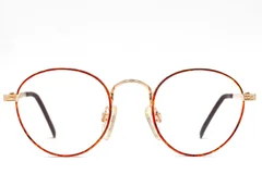 BS1620-0070_Red_Oval_Metal_Glasses_front
