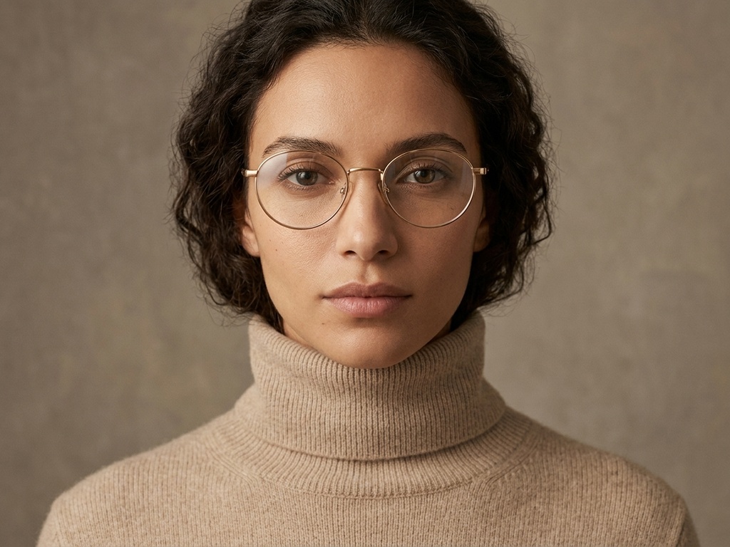 BS1620-0072_Golden_Oval_Metal_Glasses-tryon_female