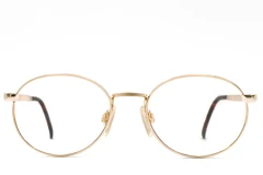 BS1620-0072_Golden_Oval_Metal_Glasses_front