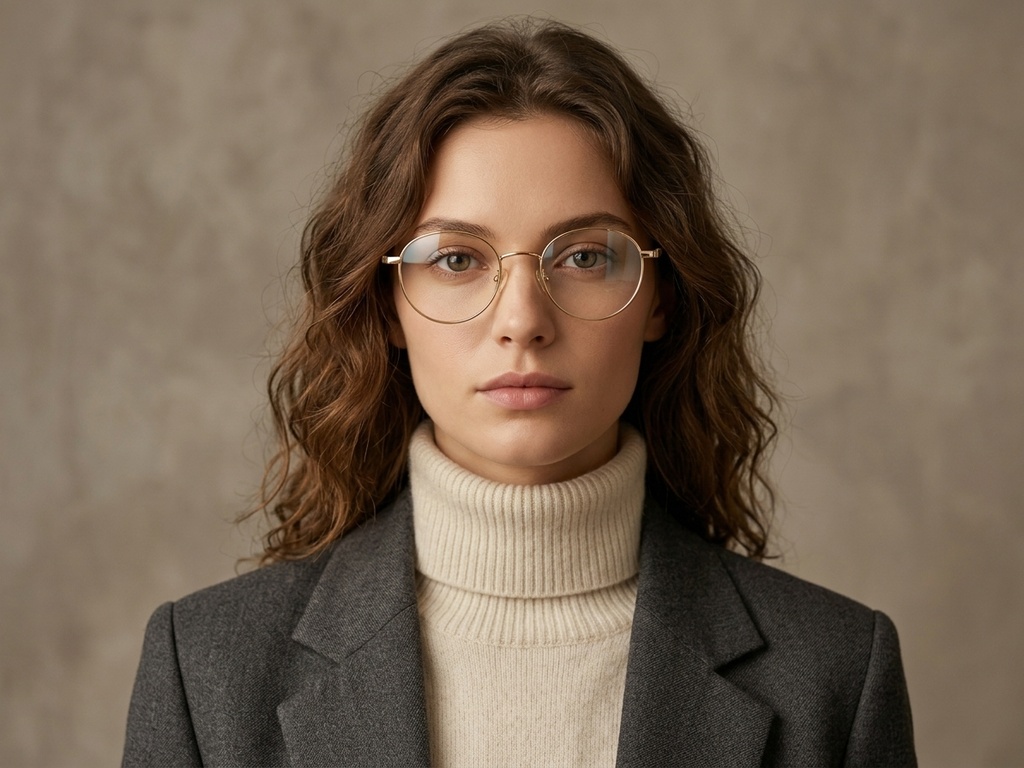 BS1620-0074_Golden_Oval_Metal_Glasses-tryon_female