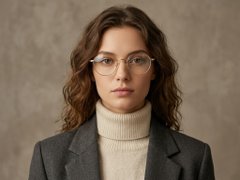 BS1620-0074_Golden_Oval_Metal_Glasses-tryon_female