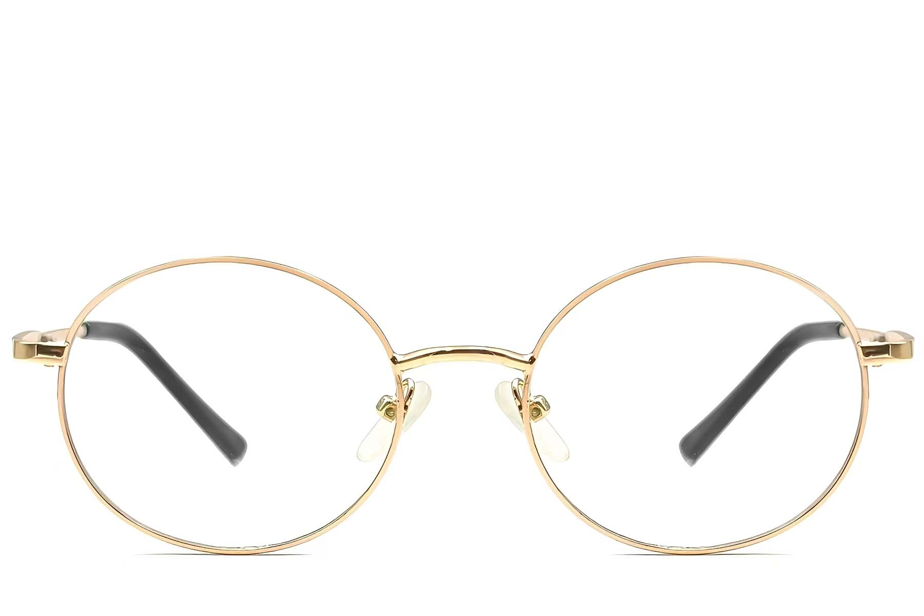 BS1620-0074_Golden_Oval_Metal_Glasses_front