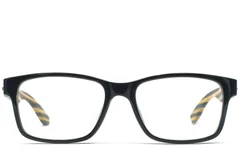 BS1620-0080_Black_Rectangular_TR90_Glasses_front