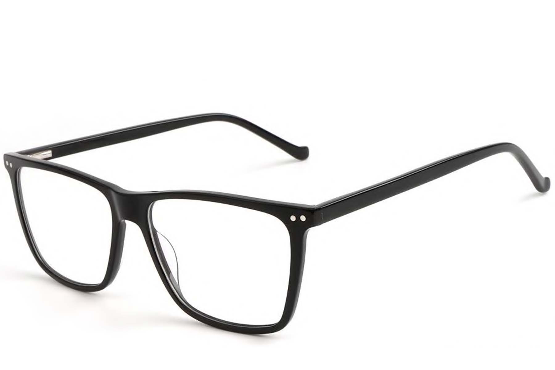 BS1902-0001_Black_Rectangular_Acetate_Glasses_corner