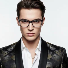 bs1902-0014_blue_rectangular_acetate_glasses_model