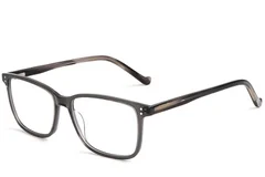 Rechteckige graue Acetatgläser #BS1902-0015