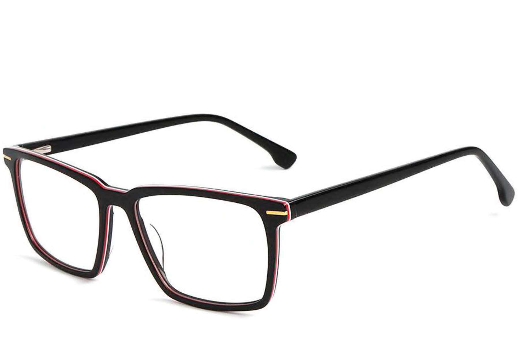 BS1902-0028_Black_Rectangular_Acetate_Glasses_corner