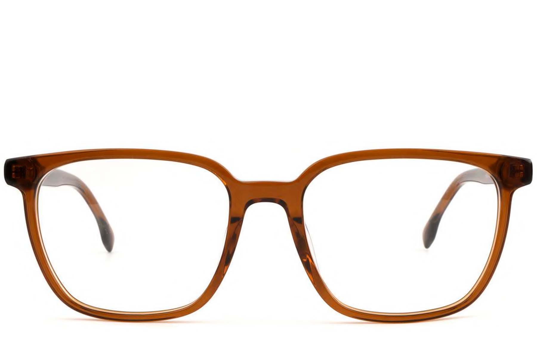 BS1902-0119_Brown_Rectangular_Acetate_Glasses_front