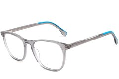 Rectangular Grey Acetate Glasses #BS1902-0122
