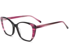 Butterfly Black Acetate Glasses #BS1902-0160