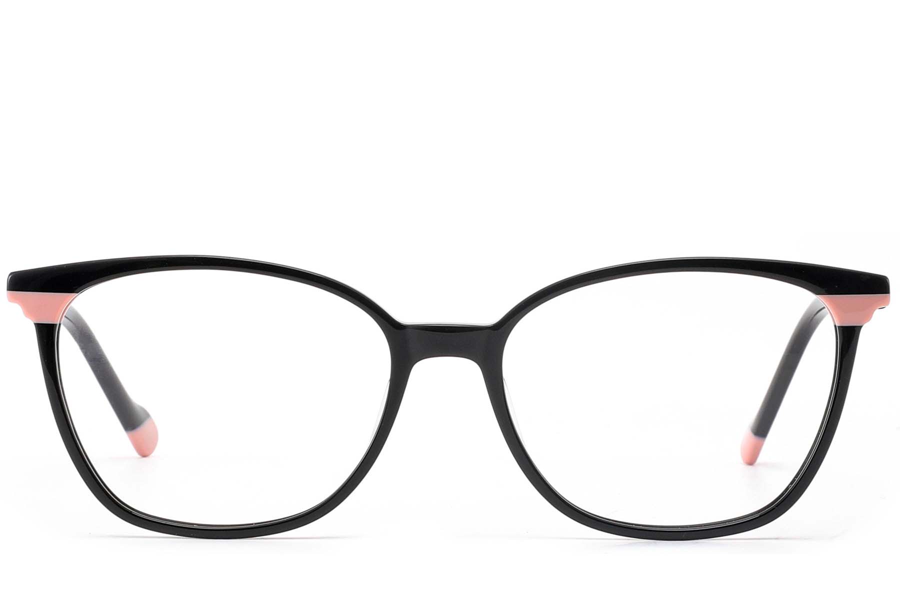 BS1902-0173_Black_Butterfly_Acetate_Glasses_front